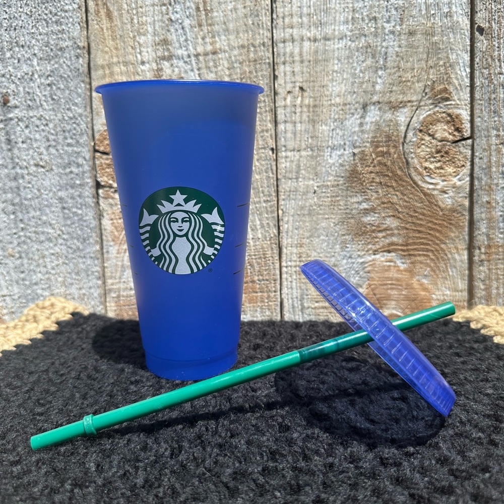 Venti Blue Starbucks Iced Cup